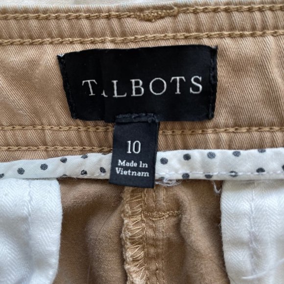 Talbots Khaki Cargo Pants (10) - Picture 4 of 8